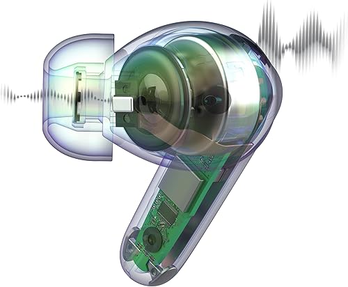 Miniatura 4 de JLab JBuds Pods ANC True Auriculares Bluetooth inalámbricos, cancelación activa de ruido híbrida, más de 56 horas de tiempo de reproducción,