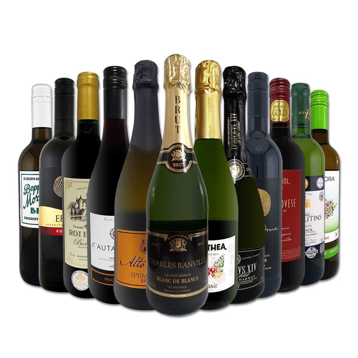 Amazon.co.jp: 良いワインを詰め込んだ厳選のミックス赤白