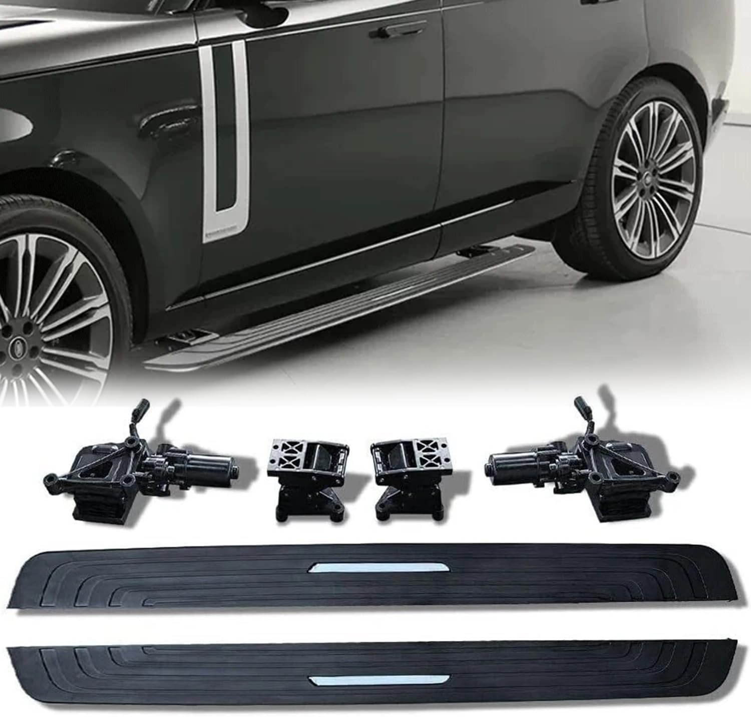 US Stock Deployable Original Style Electric Running Board Side Step Fits for Land Rover Range Rover 2023 2024 2025 2026 LWB Side Steps Running Boards