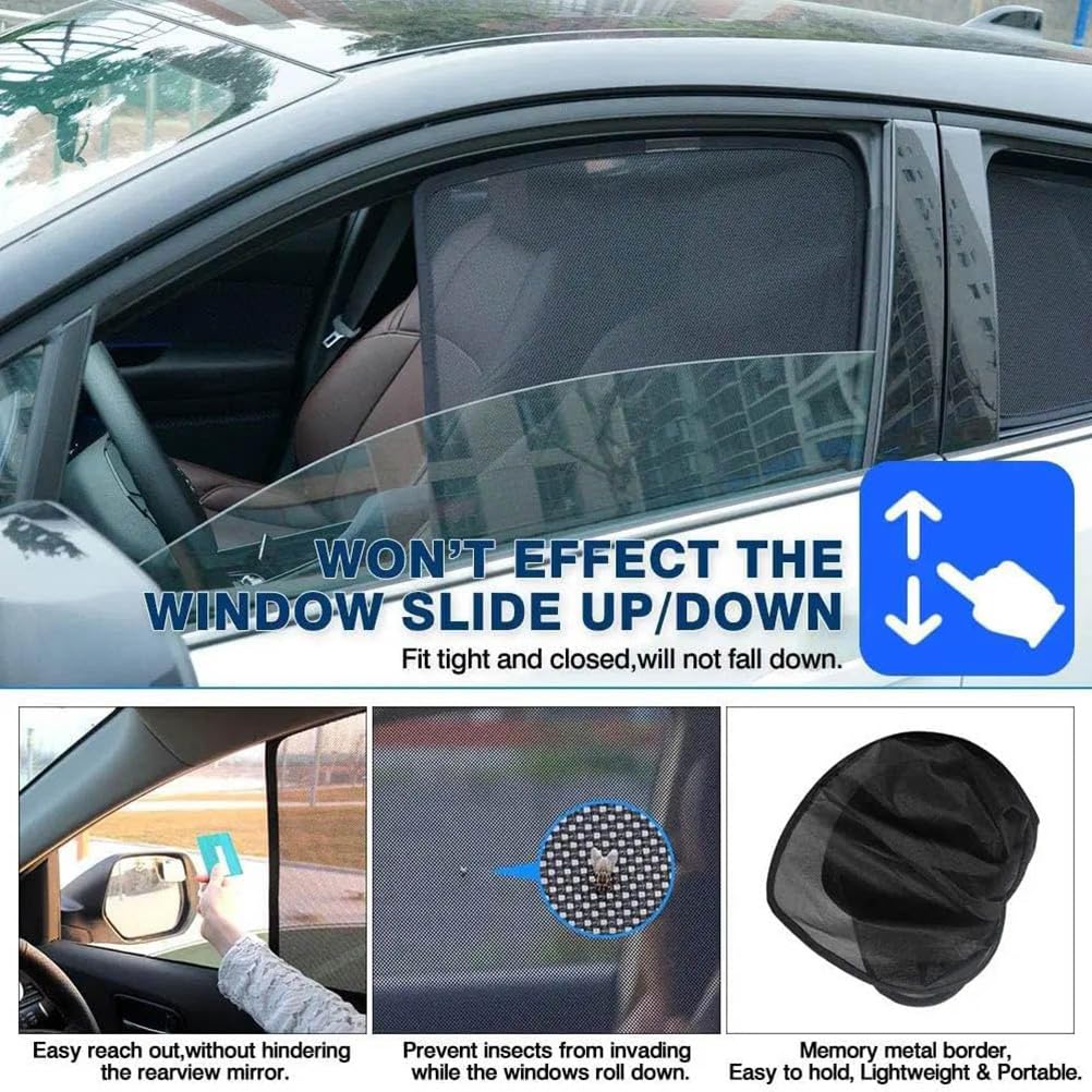 Auto-Sonnenschutz für Kia PICANTO Morning 2011-2017, Seitenfenster-Sonnenschutz, Sichtschutz, Sonnenschutz, Windschutzscheiben-Isolierung + reflektierende Schicht,1pcs-Rear-Windshield