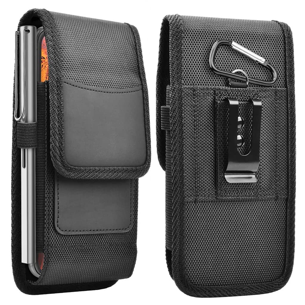 GUSTAVE® Anti-Scratch Nylon Phone Holster Clip On Phone Holster Protective Case for iPhone, Samsung Galaxy Note 20/10+ Plus 5G, 2 in 1 Phone Card Holder with Carabiner, Gift for Men, Husband, Father (B0C498XY2F) Amazon Price History, Amazon Price Tracker