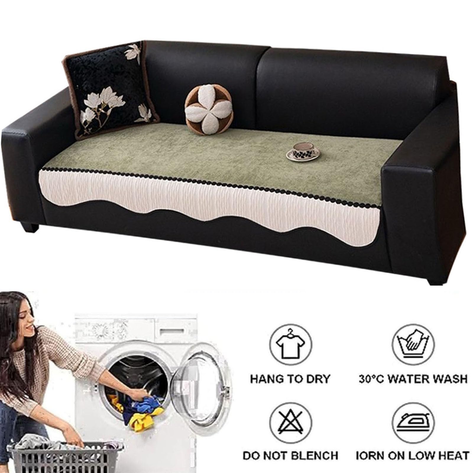 Protège Canapé pour Chiens et Chats,Anti Poils Animaux Couvre Canapé Housse Canapés d'angle Protege Canape Griffe Chat pour Salon Coussin de Chaise Canapés Serviette Multifonction,Dark Grey,80x240cm