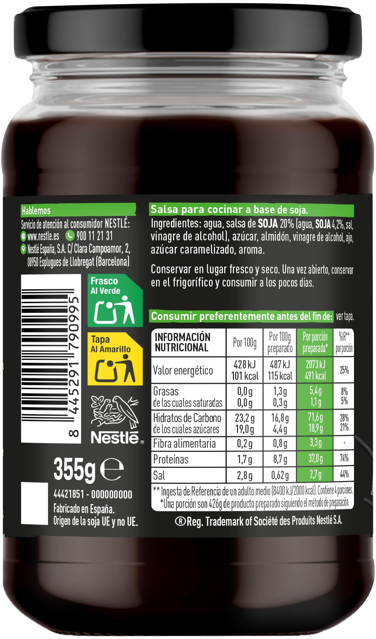 Maggi Salsa Asiática Teriyaki 6 x 355 g