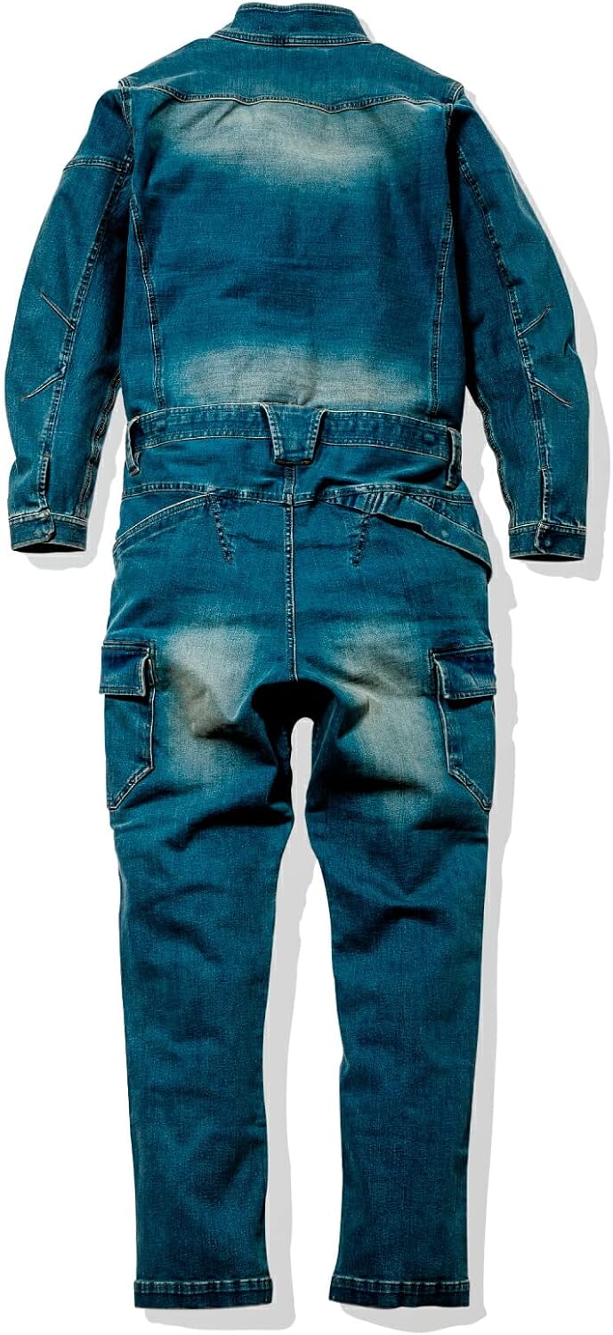 代引き人気 寅壱 作業着 メンズ 8850 デニム ツナギ 新品 LL 未使用