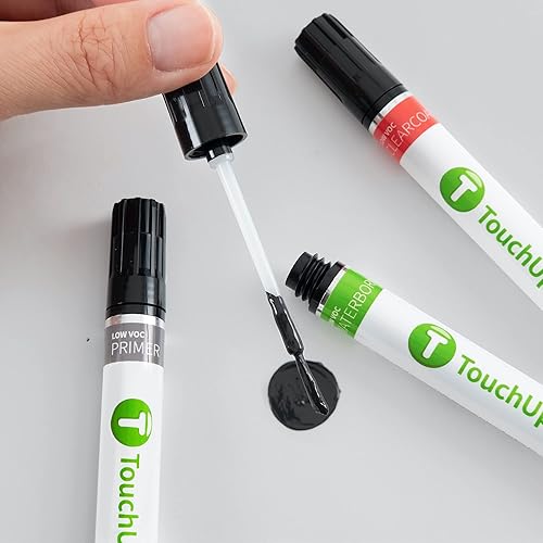 Miniatura 2 de TouchUpDirect KH3 - Pincel de pintura de retoque de obsidiana negra compatible con Infiniti Exact Match - Kit esencial