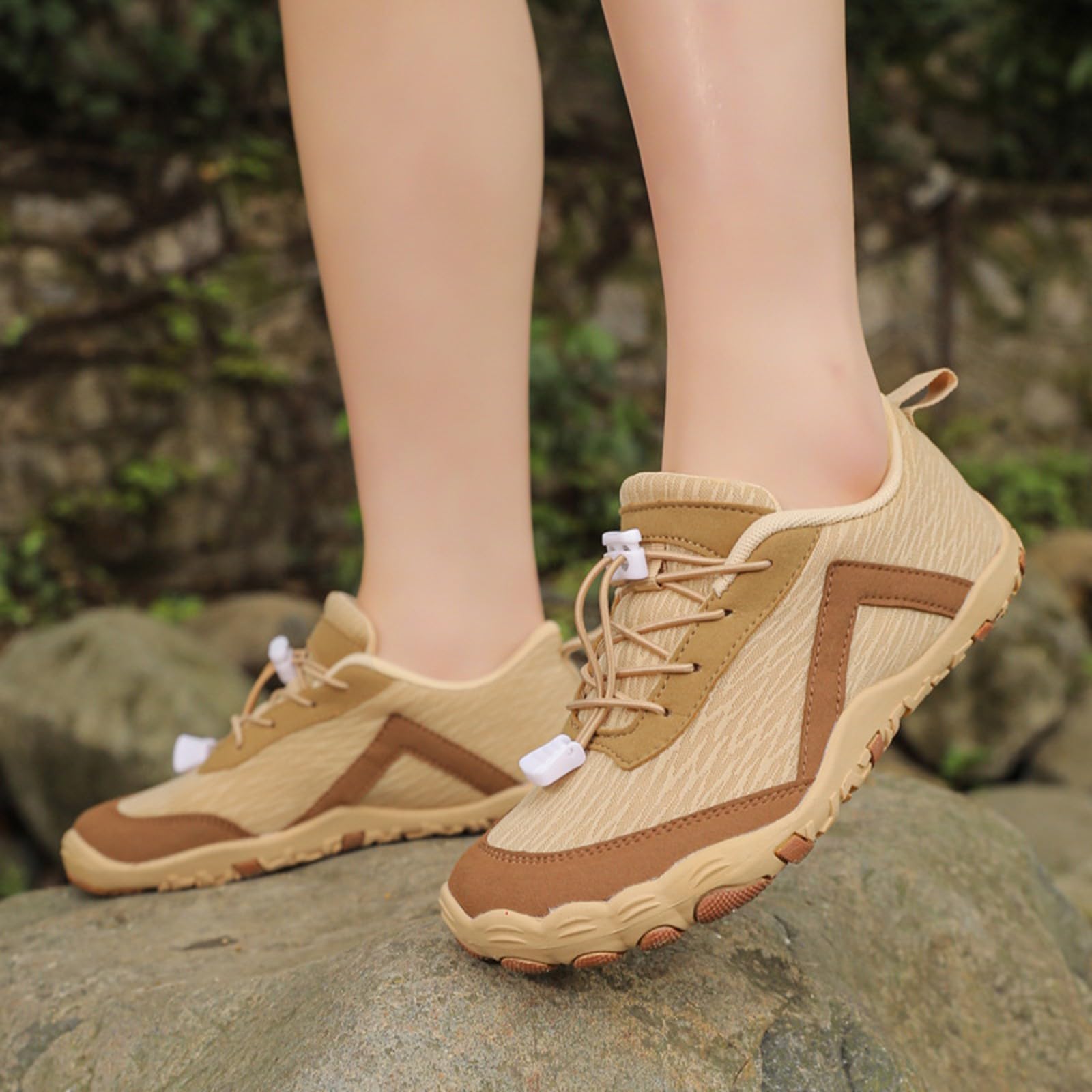 Genérico Zapatillas Gimnasio Mujer con Horma Ancha Zapatillas Mujer Deportivas Zapatos de Senderismo Y Montañismo de Dedos para Exteriores,Tamaño,Antideslizantes,para Parejas,Fitness,Deportes