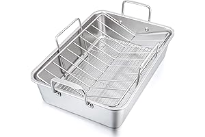 P&P CHEF Turkey Roasting Pan 16 Inch with Cooling