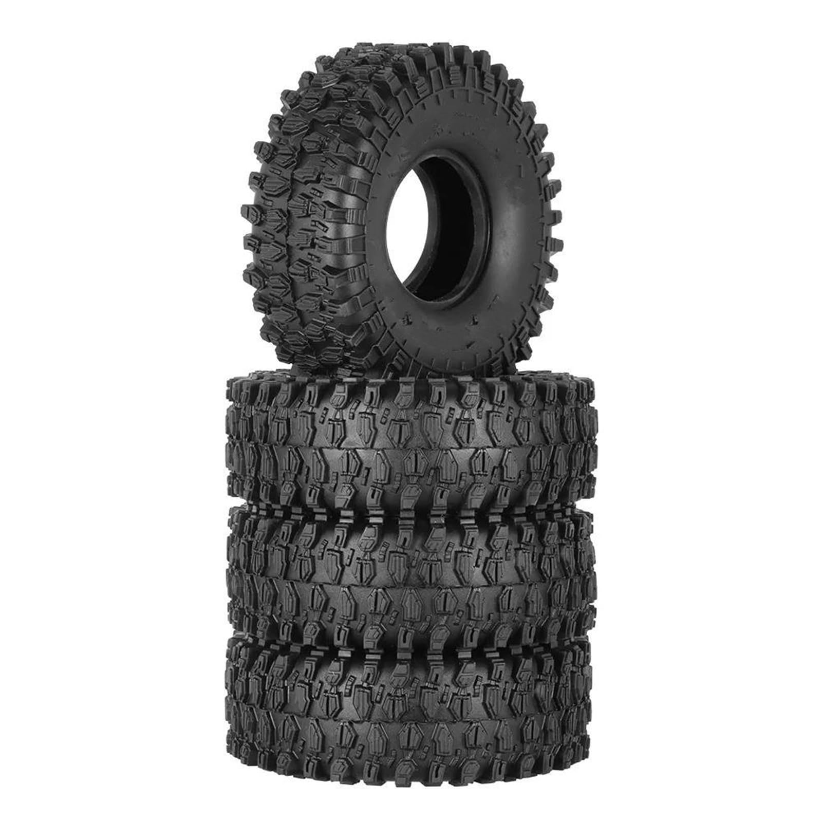 Compatible con Traxxas para Redcat SCX10 para AXIAL TF2 1/10 RC Car 4 Piezas De Neumáticos 1,9 Pulgadas 120 Mm Rock Crawler Neumáticos Coche RC