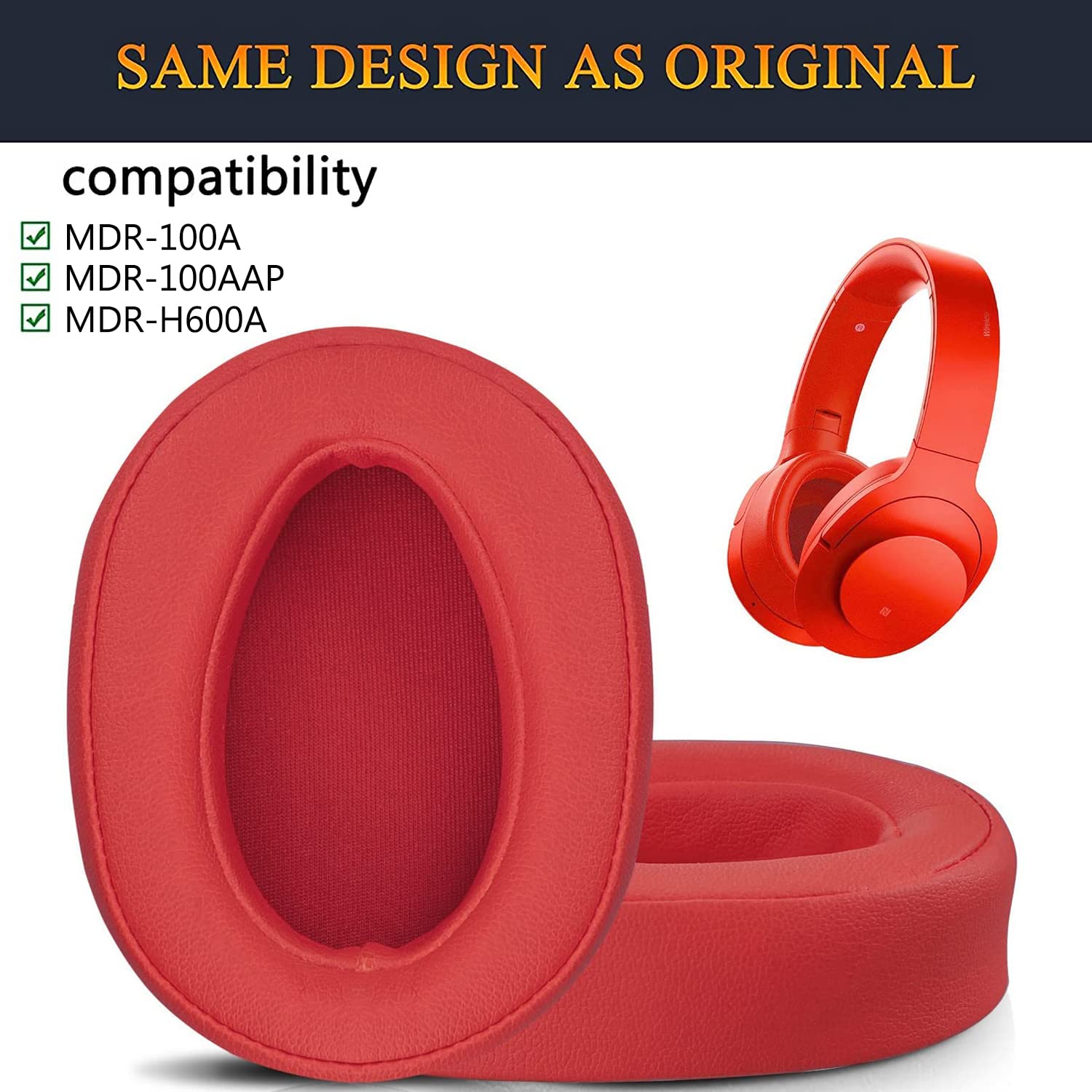 Amazon.com: SOULWIT Replacement Earpads for Sony h.Ear on MDR-100A