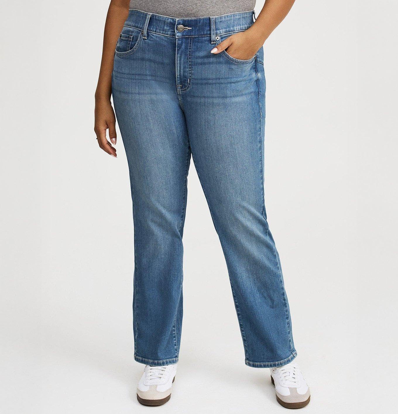 Torrid Women's Plus Size Bombshell High-Rise Straight Jean