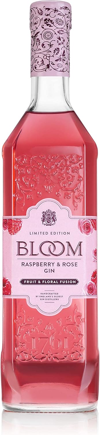 bloom raspberry and rose gin