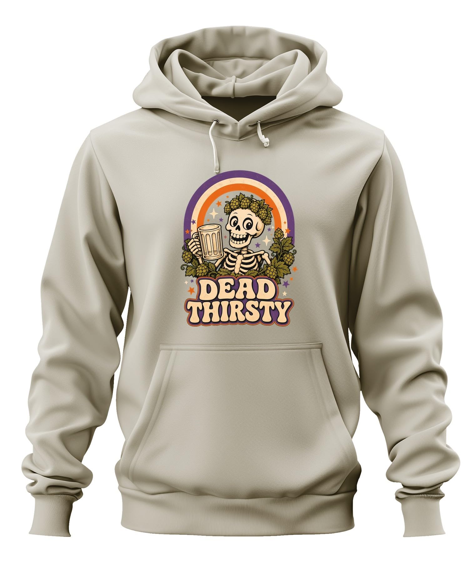 Dead Thirsty Szkielet Piwo Hop Bluza z kapturem