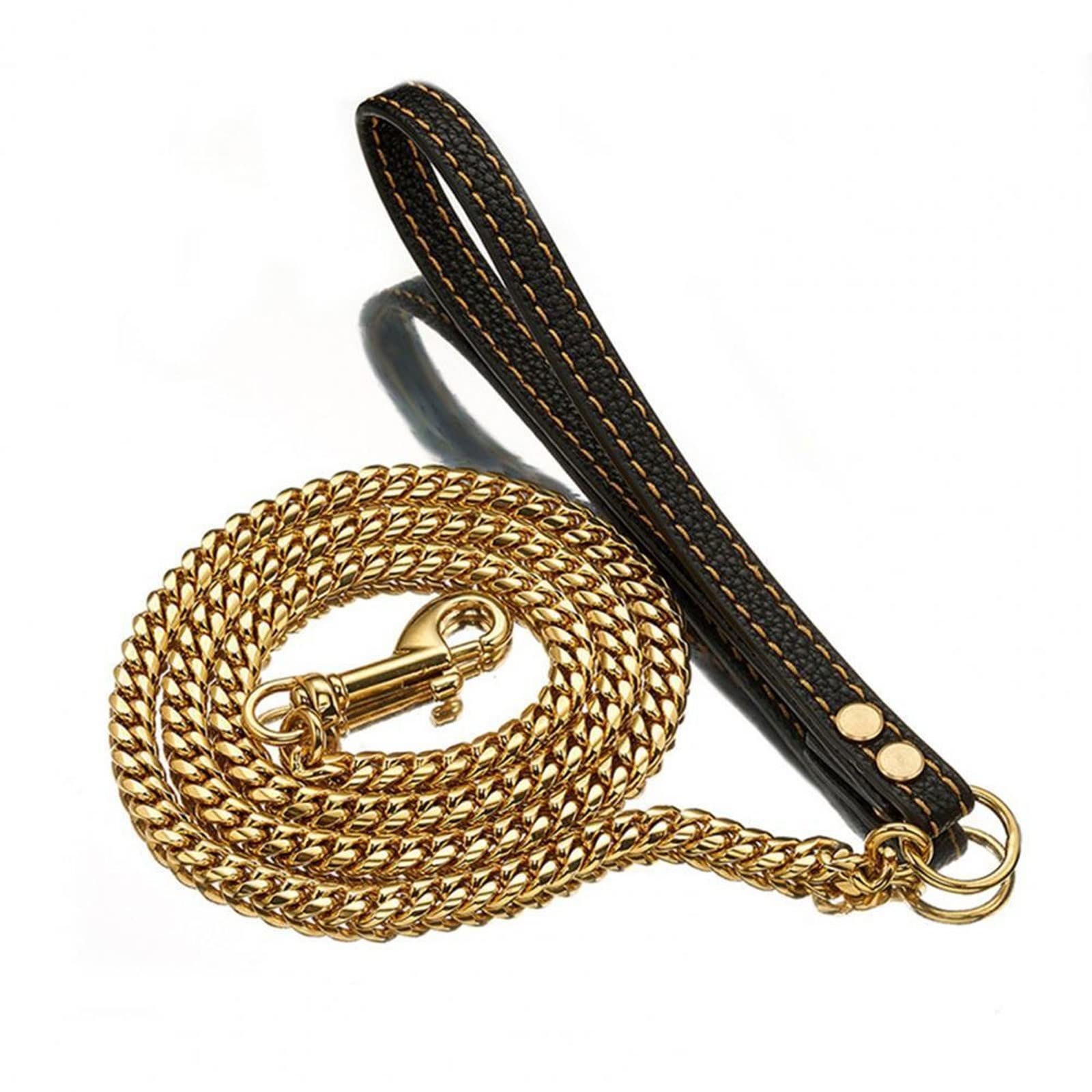 XIANGFAGS Correa Perro Cadena for Perros, Resistente, práctica, Reutilizable, de Cuero for Mascotas, Cuerda de tracción, Correa for Perros