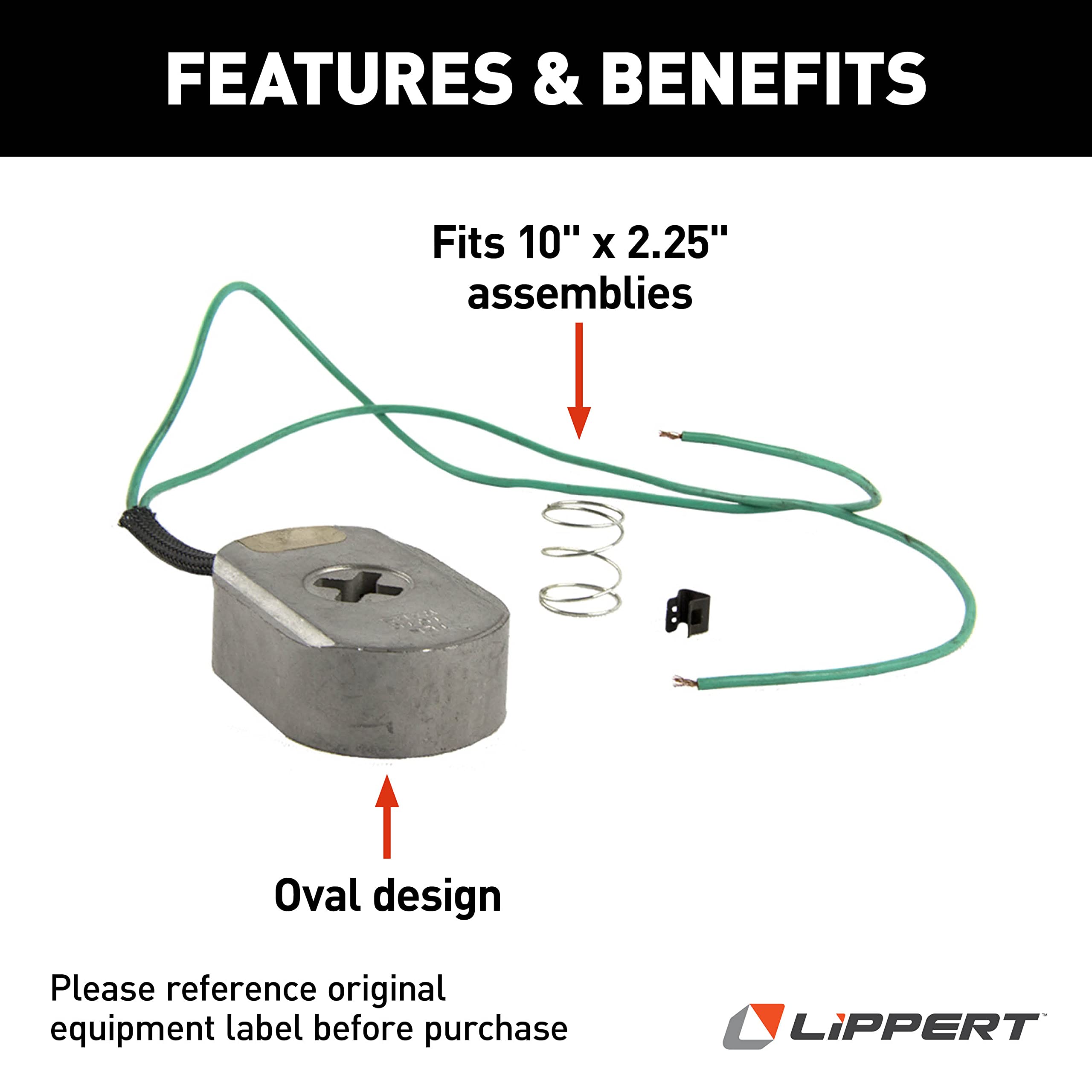 Amazon.com: Lippert Replacement Electric Brake Magnet Kit for RV 