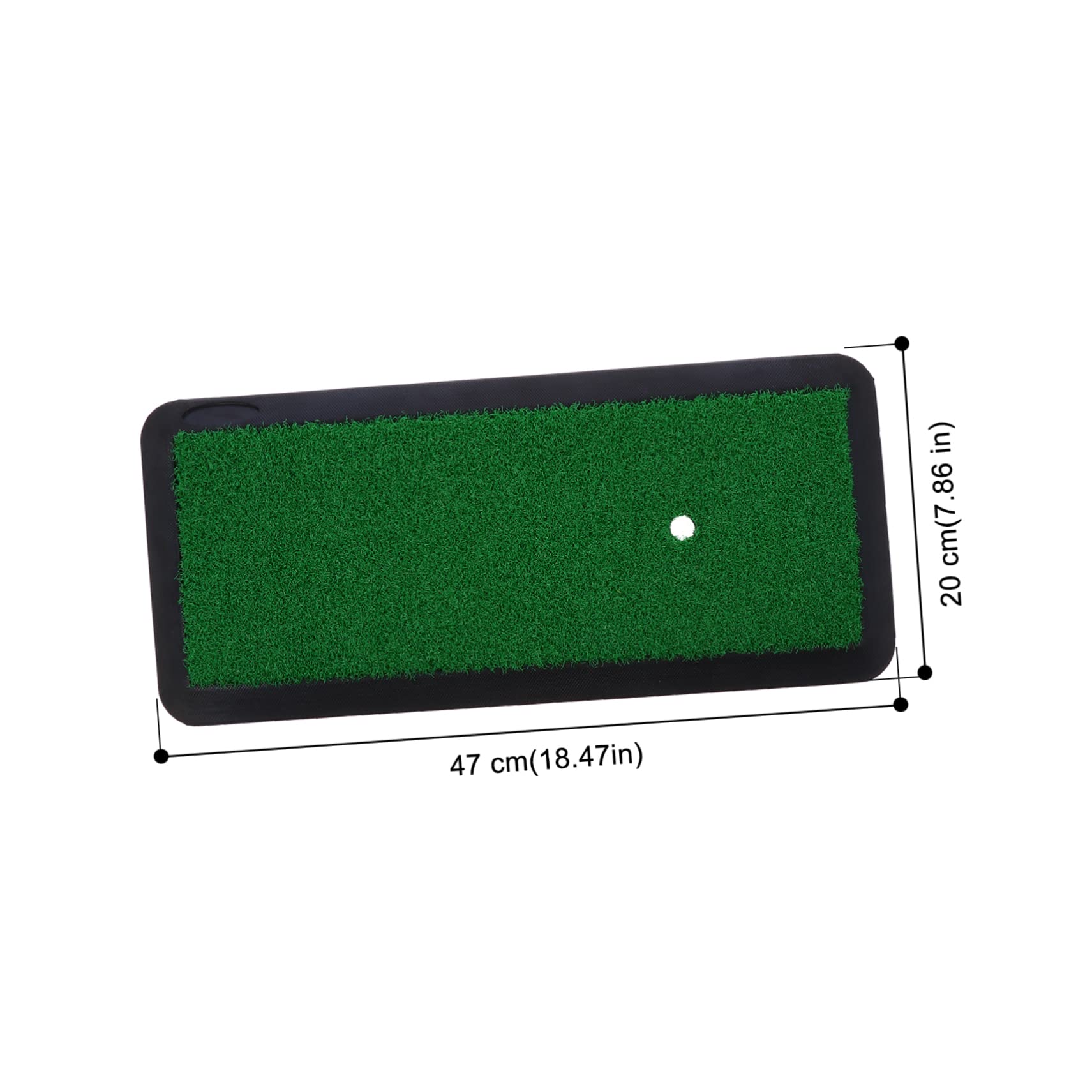 DECOMELODY Swing Turf Mat Portable Practice Pad for Golf Training Synthetic Grass Mat for Beginners Advanced Players Weather-Resistant Design for Year Use