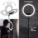 Lume Cube Ring Light Pro | Wireless Professional Lighting for Photography, Streaming, Video | Fully Adjustable Color and Brightness | Includes Sturdy, Portable Tripod Mount and Padded Carrying Case