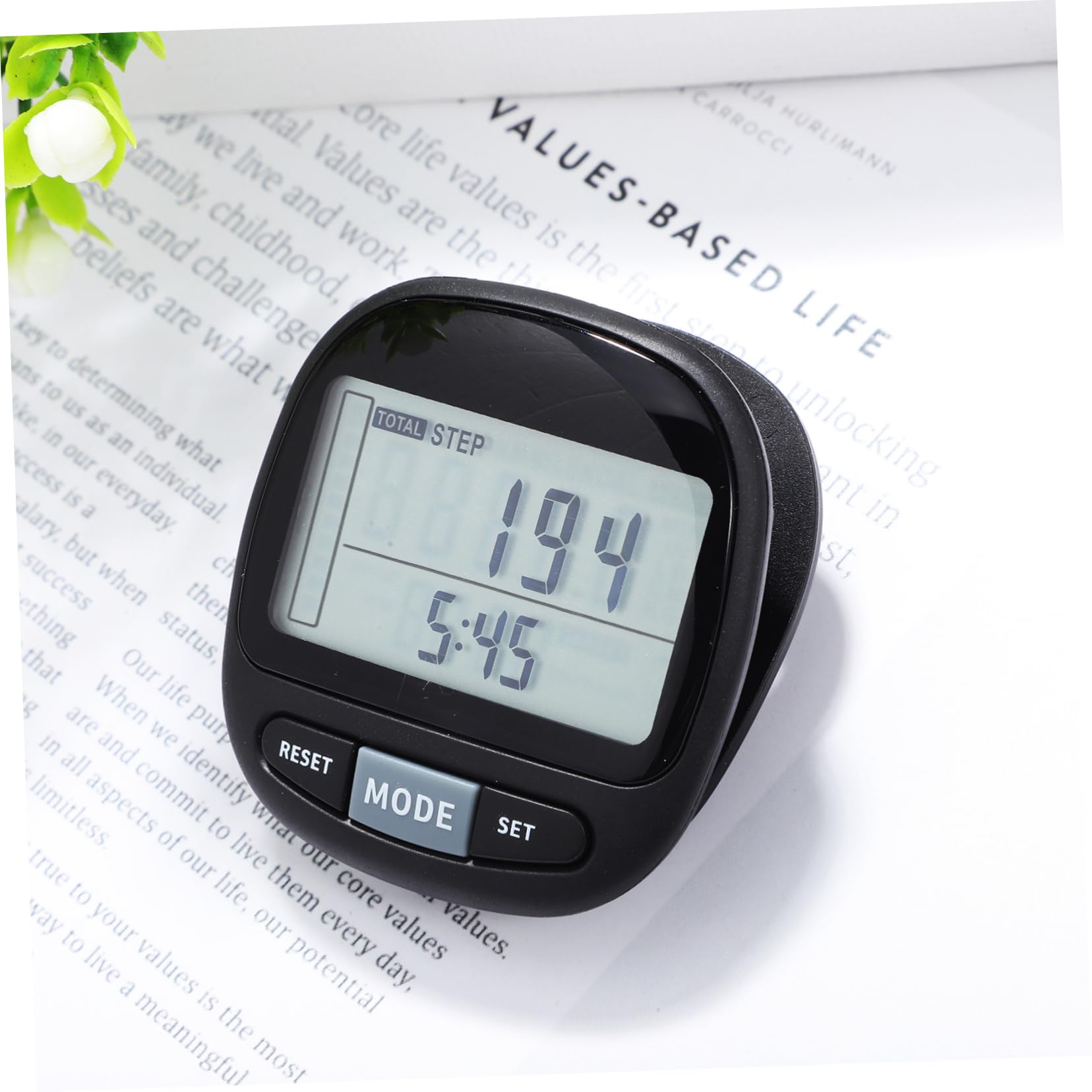VICASKY Accurate Pedometer for Walking Step Counter Small Clip on Pedometer Step Counter for Seniors