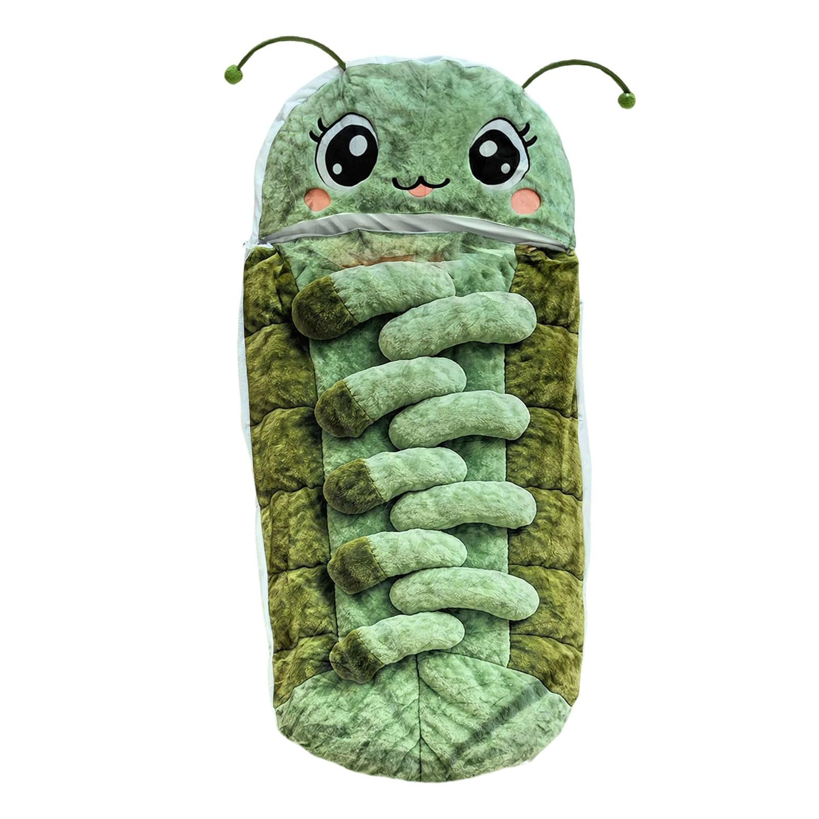 Hugging Caterpillar Schlafsack für Erwachsene, Plüsch Cocoon Lounge Pod mit verstellbarer Zugschnur