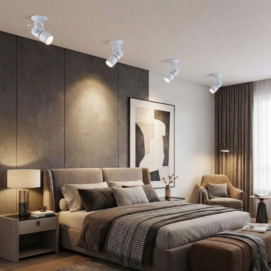 Luci da parete e da soffitto LED COB "ESCOP" Orientabile con angolo di illuminazione regolabile 12W