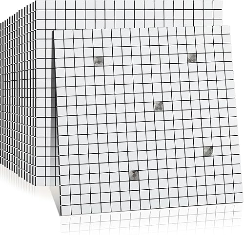 Midcard 10 piezas de azulejos de PVC dorado para despegar y pegar, salpicaduras de cocina