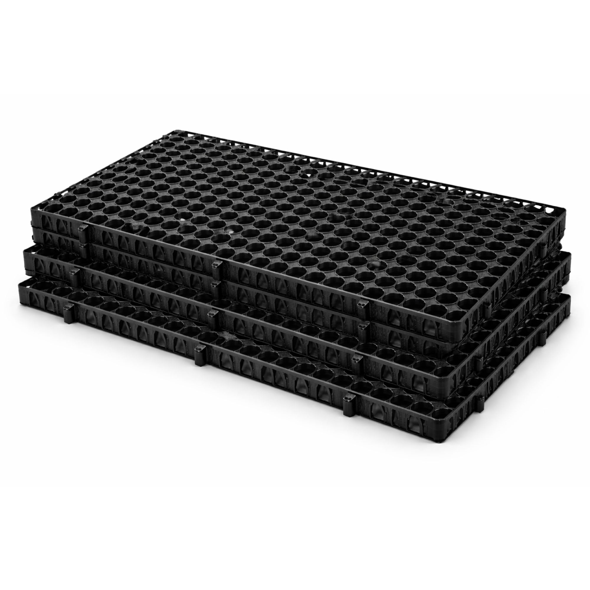 Drain Cell Mats 20 MM Heavy Duty Waterproof Drainage Sheet | Durable Modular Drainage Board for Terrace, Roof Garden & Landscaping | Versatile Water Management Solution 500×250×30MM Pack of 2-image-10