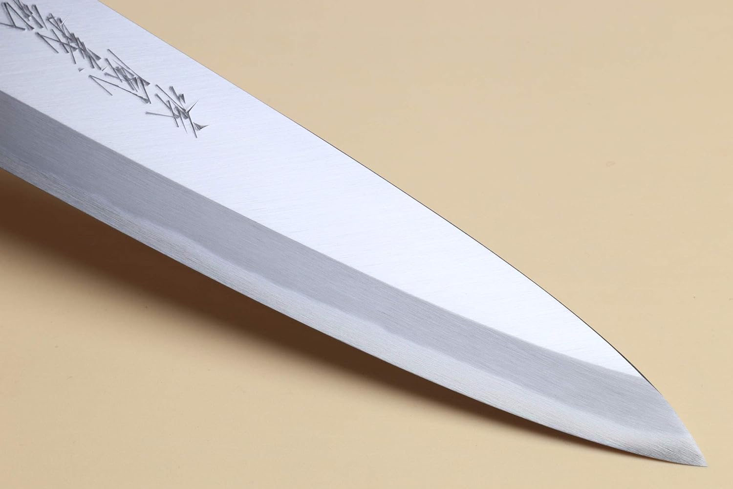 Yoshihiro Hongasumi Blue Steel Mioroshi Filet Sushi Sashimi Japanese Knife Magnolia Handle (8.25"/210mm)