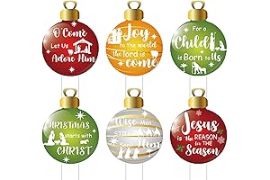 Decoraciones navideñas grandes para árboles de Navidad