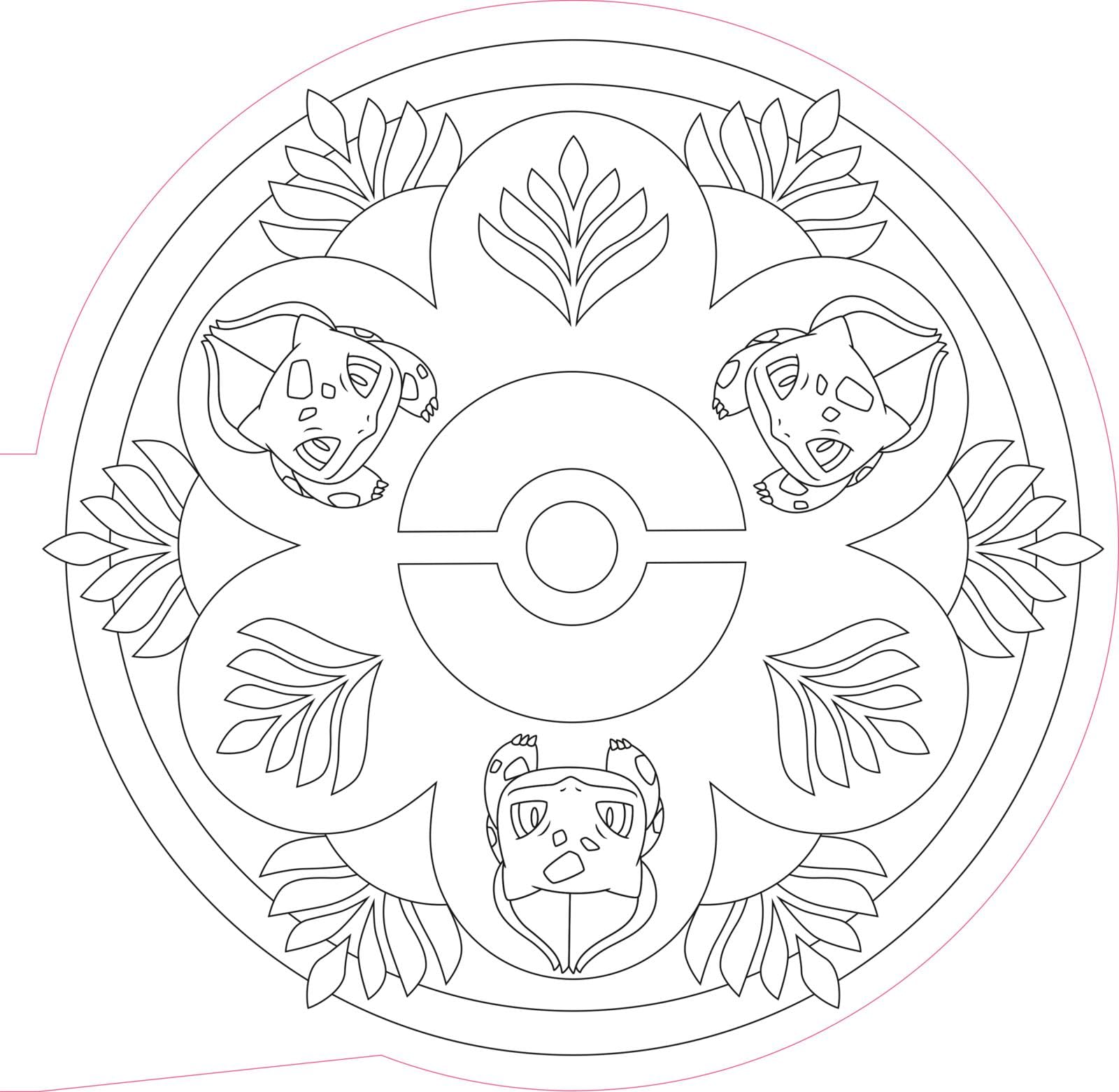 Pokémon Activity-Buch: Mandala-Malspaß