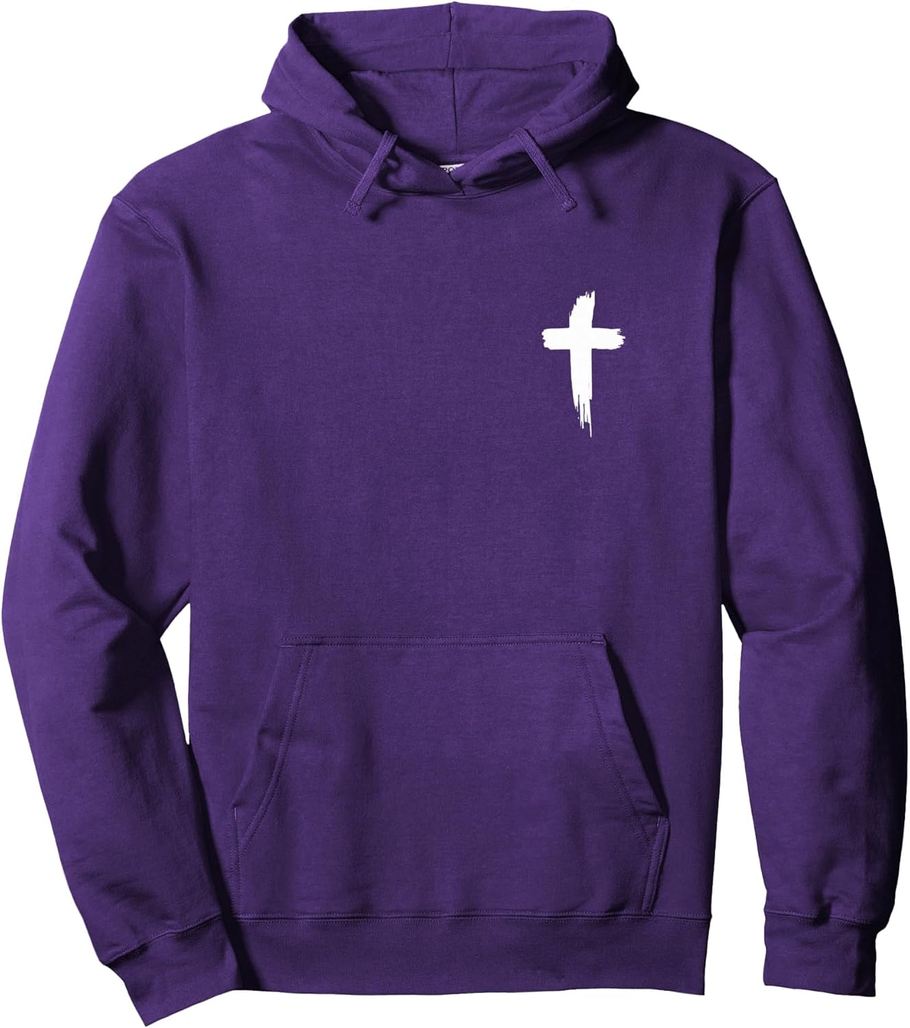 Jesus Saves John 3:16-17 Front and Back Print Christian Pullover Hoodie