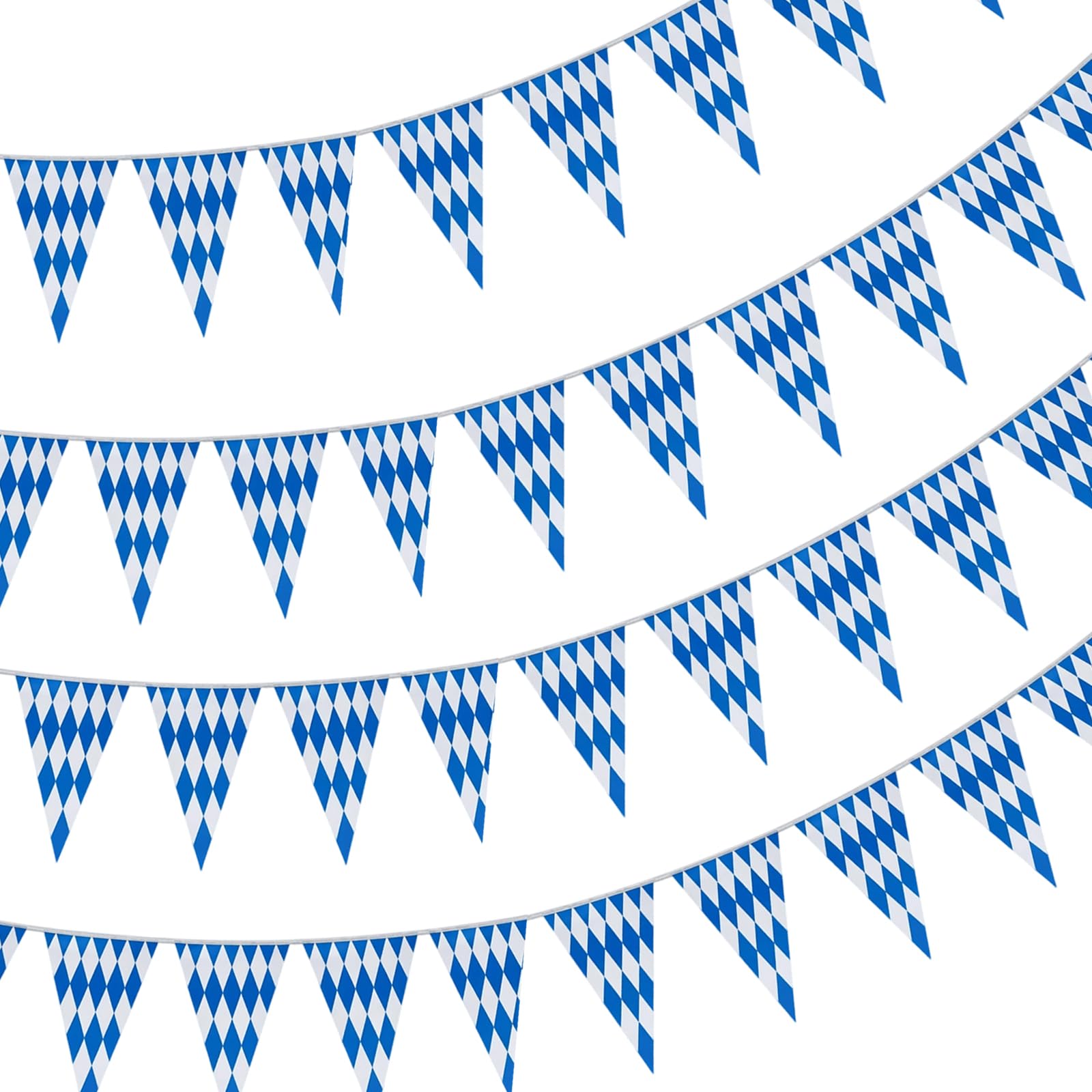 Oktoberfest Decorations, German Flag Themed Party Supplies, Bavarian Festival Bunting for Indoor and Outdoor Celebrations, Set of 20 Decorative Pieces for Beer Carnivals and Family Gatherings