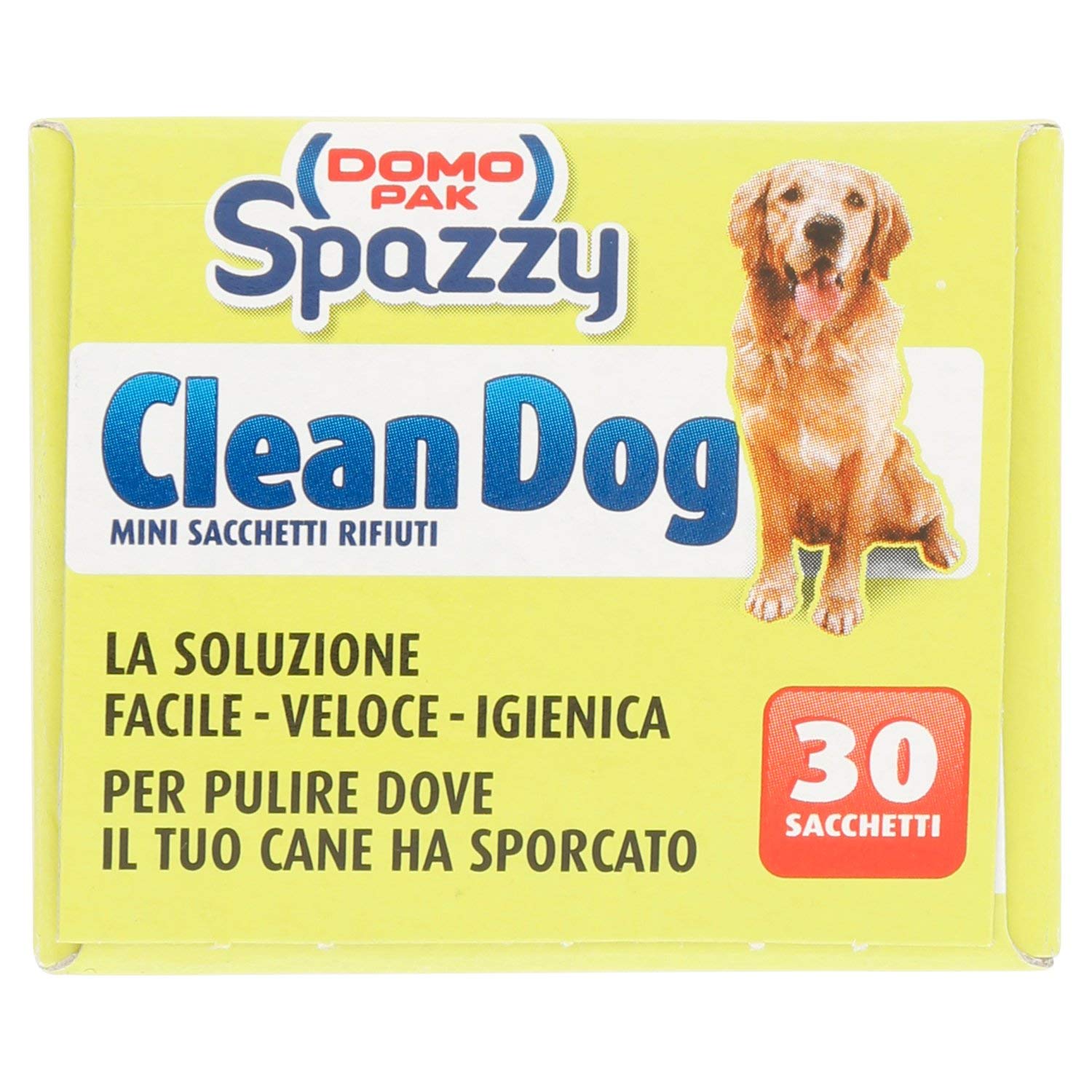 Sacchetti Per Cani CLEAN DOG Con Manici - 30 Pezzi 25x25cm, Biodegradabili (6 Confezioni) - Foto 2