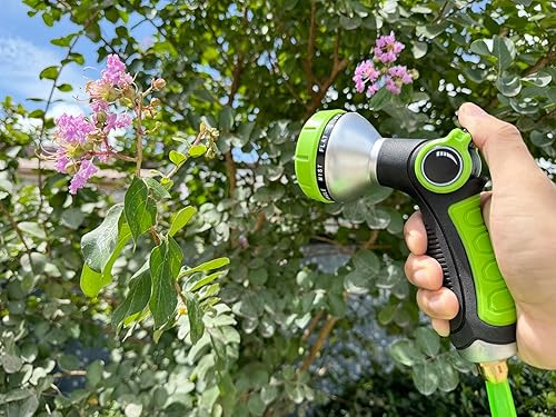 Miniatura 7 de SANFU Manguera de agua de jardín EVA Recoil de 38 pulgadas de diámetro interior x 25 pies de alta calidad con accesorios de latón de 34 pulgadas