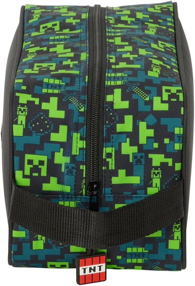 Minecraft TNT Medium Shoe Bag Multi-Function Sports Extracurricular Football Comfortable and Versatile 29 x 14 x 15 cm, Multicoloured, M, Casual, Colourful, M, Casual