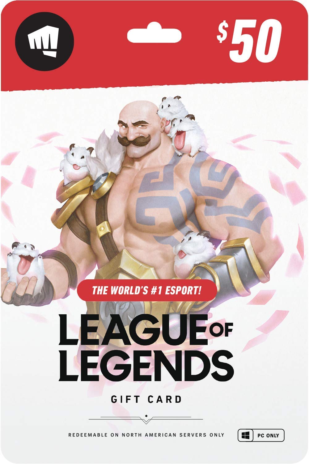 League of Legends $50 Gift Card - NA Server Only [Online Game Code]