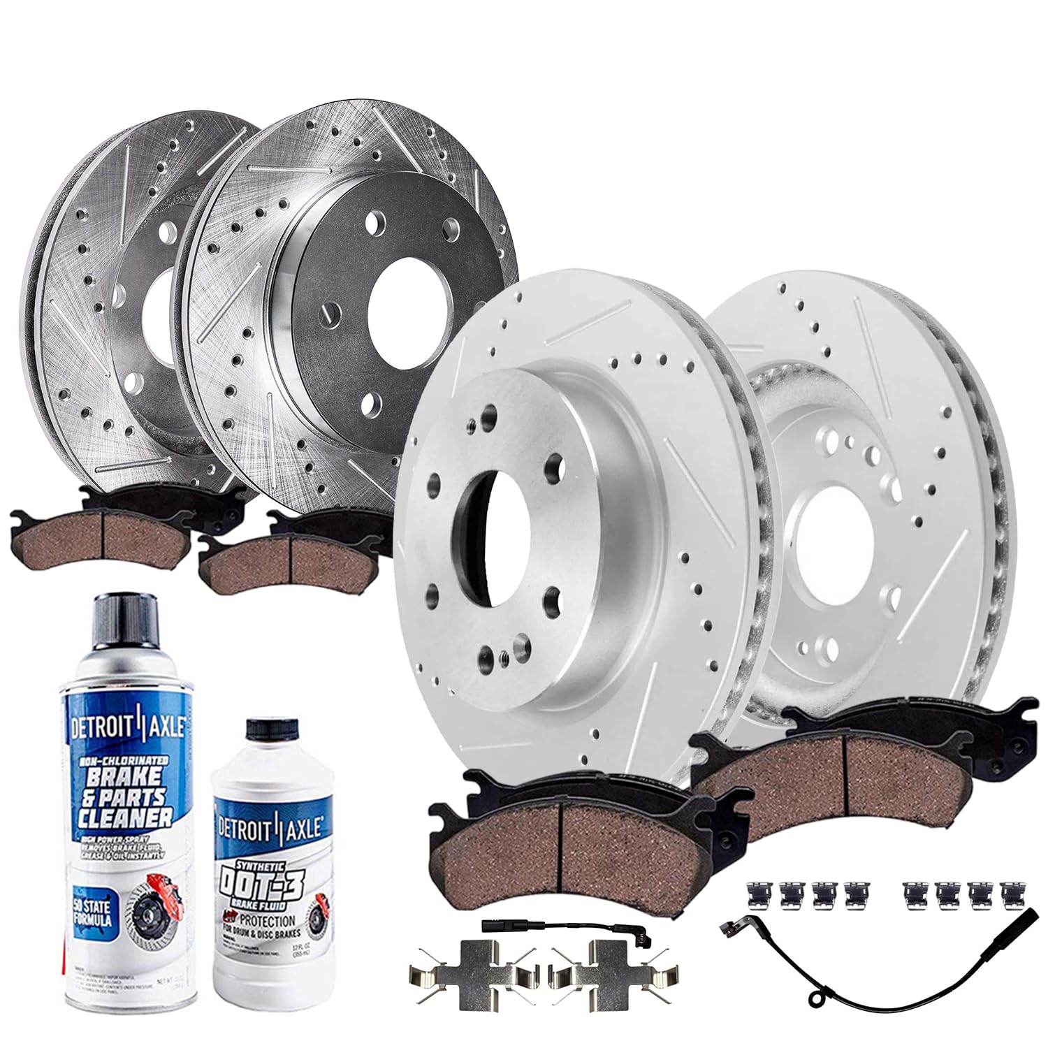 Detroit Axle 10pc Brake Set Gen 2