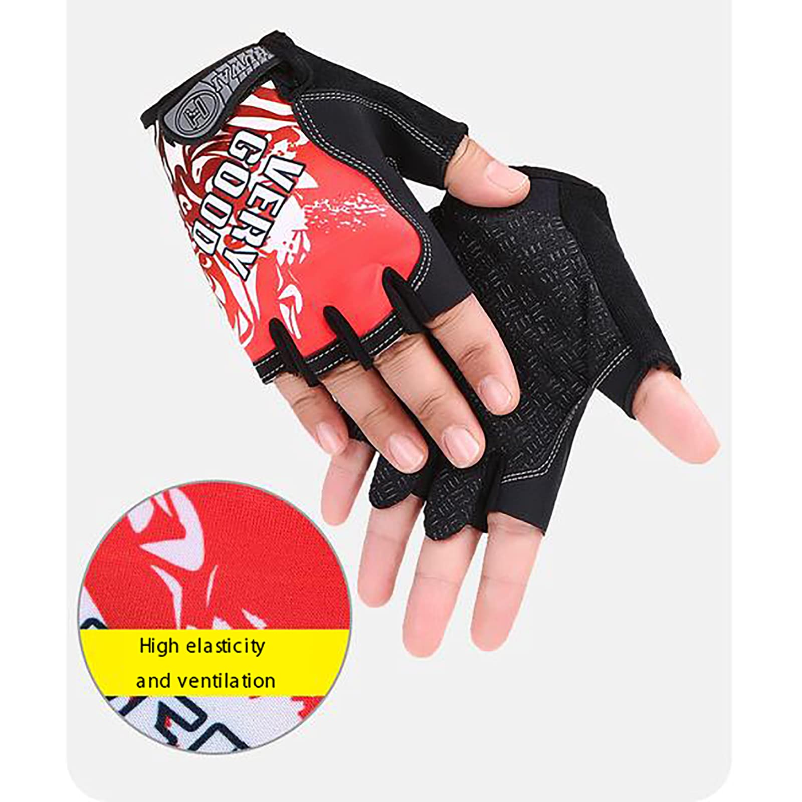Guantes de remo sin dedos, protección solar para hombres y mujeres, para pesca, kayak, remo, senderismo, vela, pesca, conducción