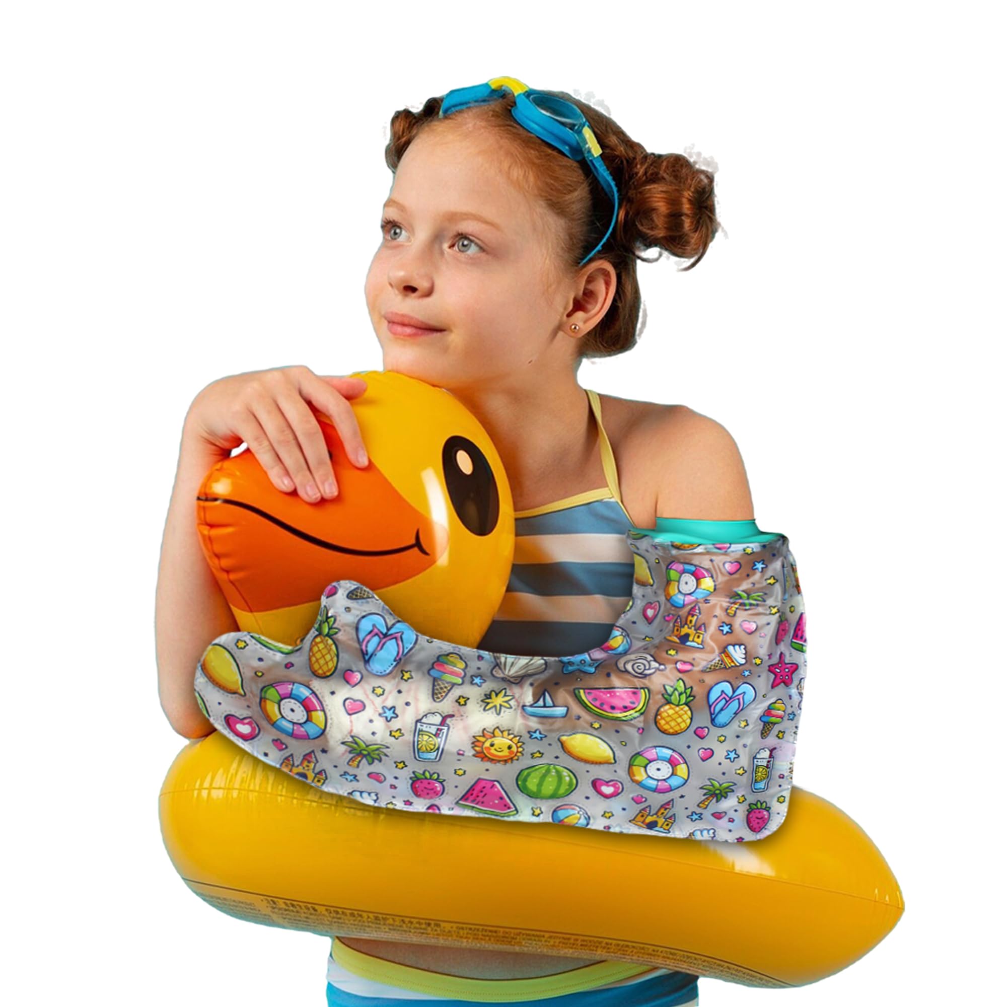 DOJA Barcelona | Ochraniacz na ramię | 392 mm x 535 mm | Pokrowiec wodoodporny PVC z silikonowym zamknięciem | Osłona na ramię dla dzieci lub dorosłych | Wodoodporny pod prysznic lub basen