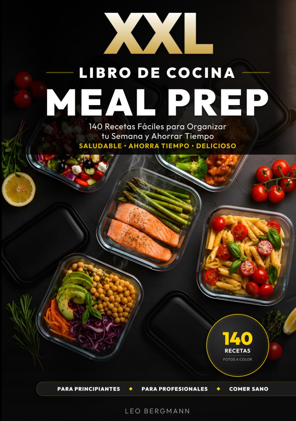 XXL Libro de Cocina Meal Prep para Principiantes: 140 Recetas Fáciles para Organizar tu Semana y Ahorrar Tiempo: Guía Batch Cooking: Recetas sanas con ... ¡Ahorra tiempo! (Libros de Cocina XXL [ES])
