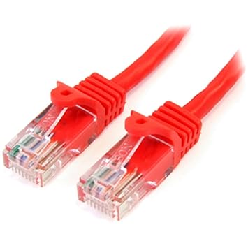 StarTech. com 25ft Red Snagless Cat5e UTP Patch Cable