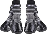 Vista 20 de BINGPET - Calcetines antideslizantes para perros para suelos de madera dura, botines antideslizantes para perros para prevenir lesiones, protector