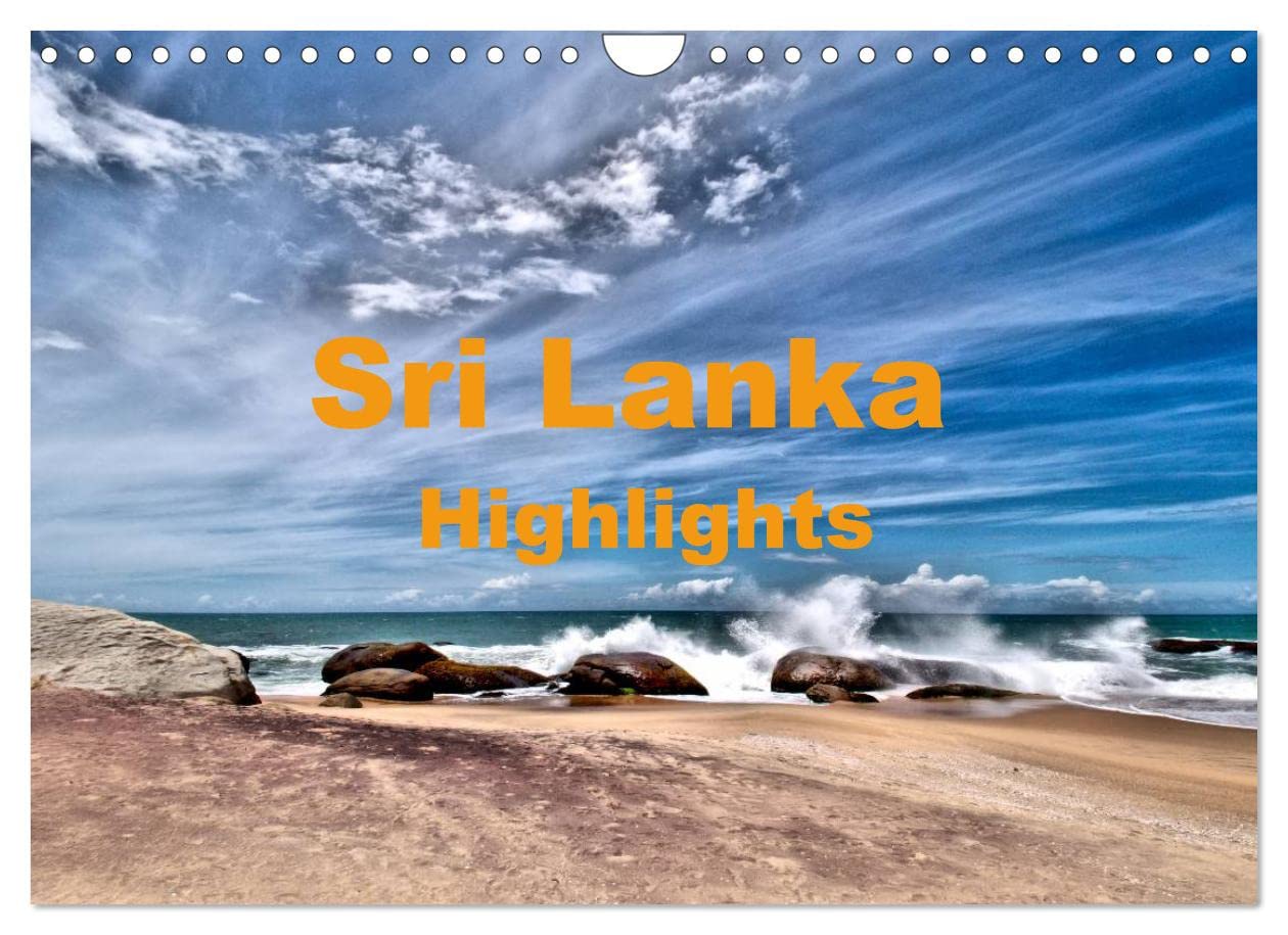 Sri Lanka - Highlights (Wandkalender 2023 DIN A4 quer): die Höhepunkte einer Sri Lanka Rundreise (Monatskalender, 14 Seiten ) (CALVENDO Orte)