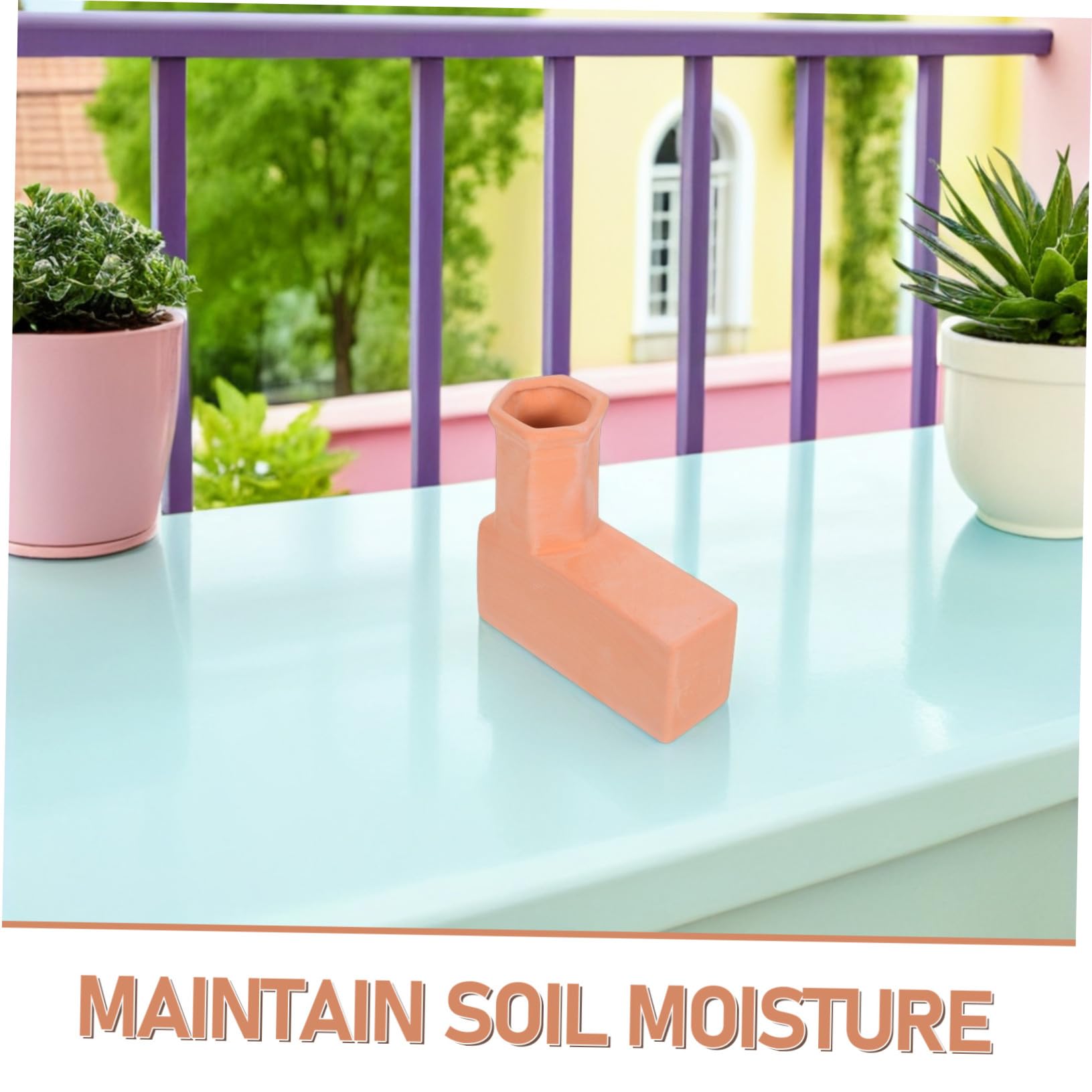 Dispositifs D’arrosage des Plantes Automatiques en Terre Cuite, Lot de 2 | Dispositifs Arrosage Automatique, Arroseurs Goutte à Goutte en Terre Cuite, pour Plantes en Intérieur et Extérieur