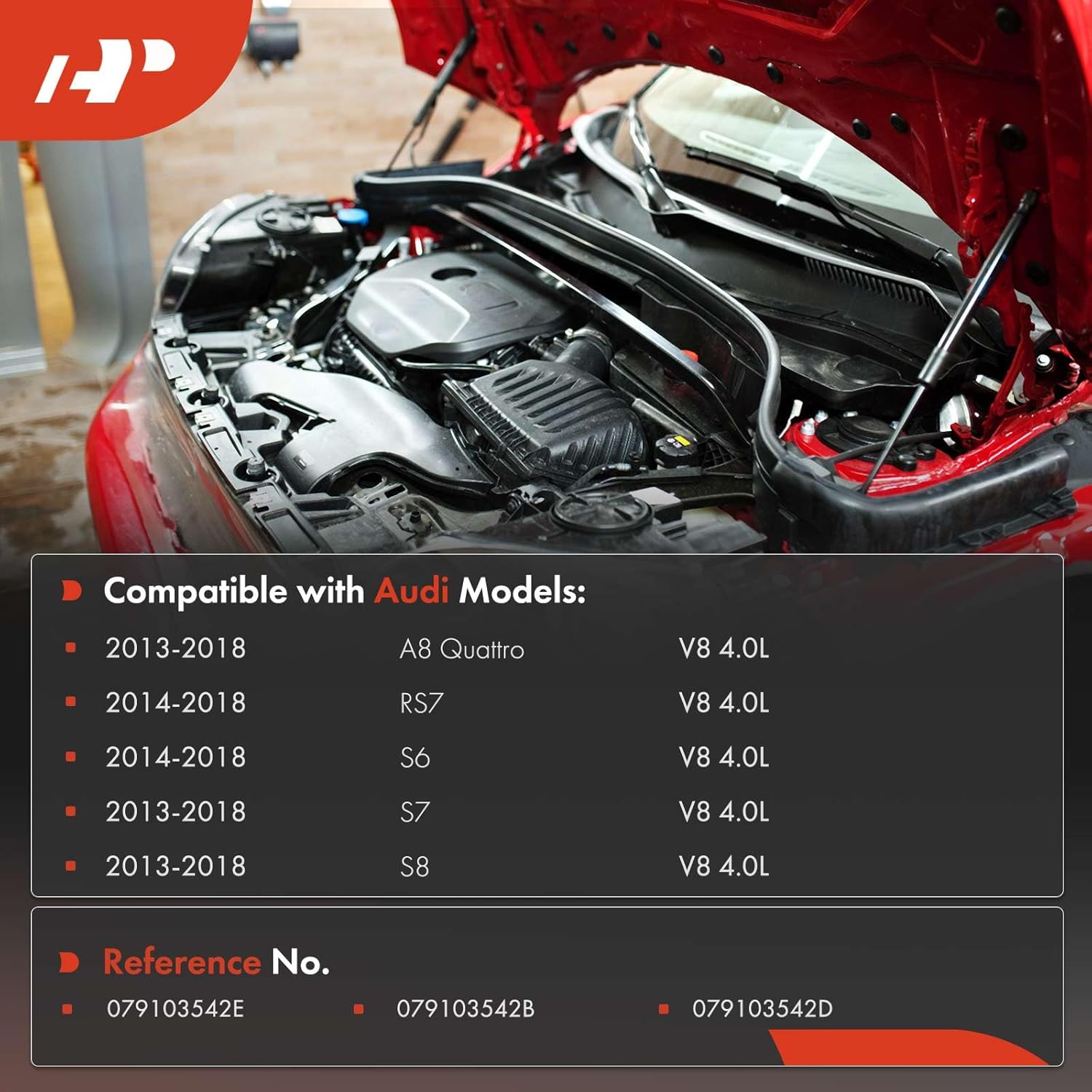 A-Premium Engine Crankcase Vent Valve Oil Separator Compatible with Audi A8 Quattro 2013-2018, RS7 S6 2014-2018, S7 S8 2013-2018, 4.0L, Replace# 079103542B, 079103542D