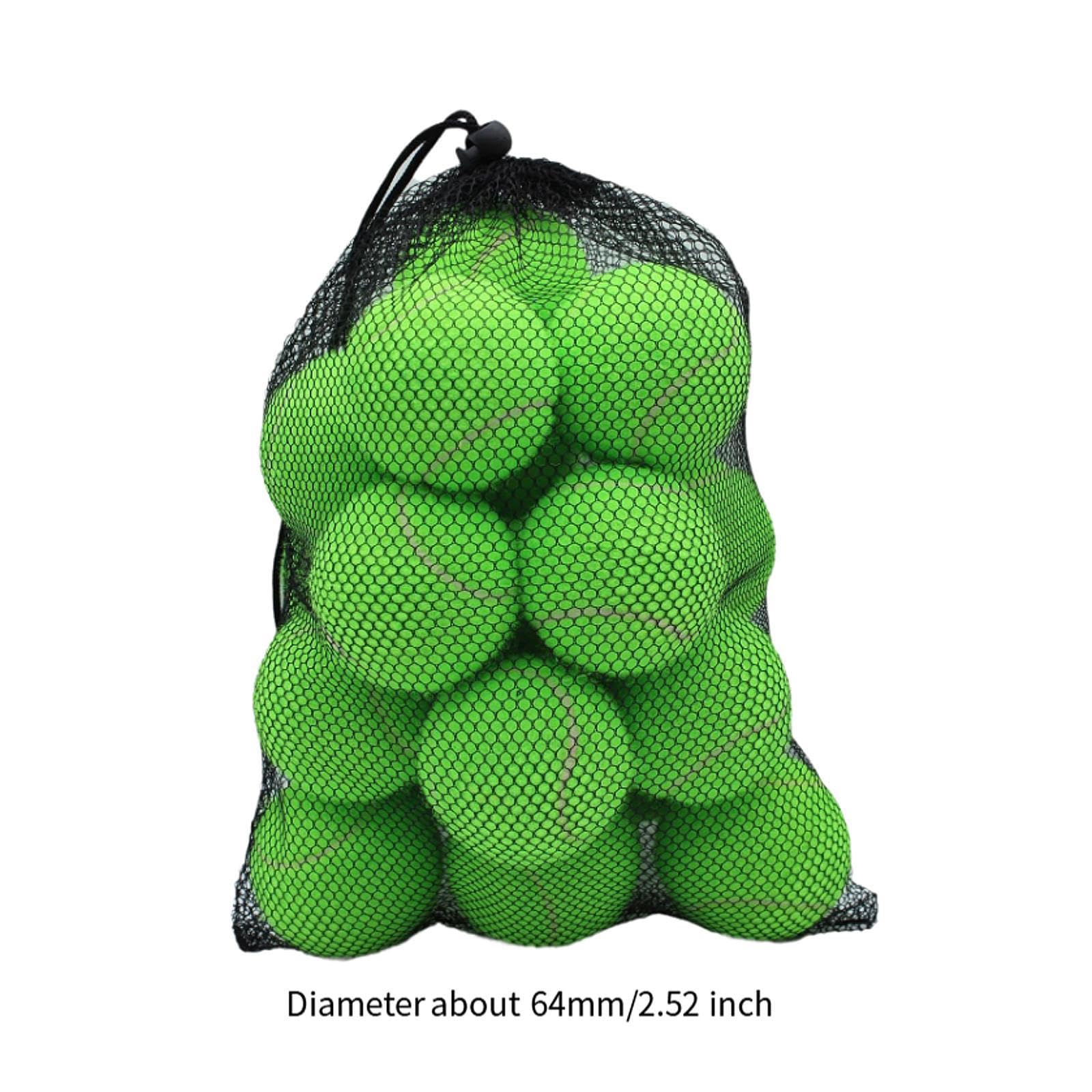 20 Stück Tennisbälle Übungsbälle Trainingsbälle Sportbälle aus Gummi Filz für Kinder Erwachsene Hunde Sportübungen Freizeit