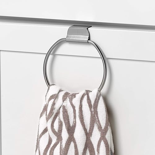 Miniatura 2 de Spectrum Diversified Toallero, sobre la puerta del gabinete, níquel cepillado pequeño