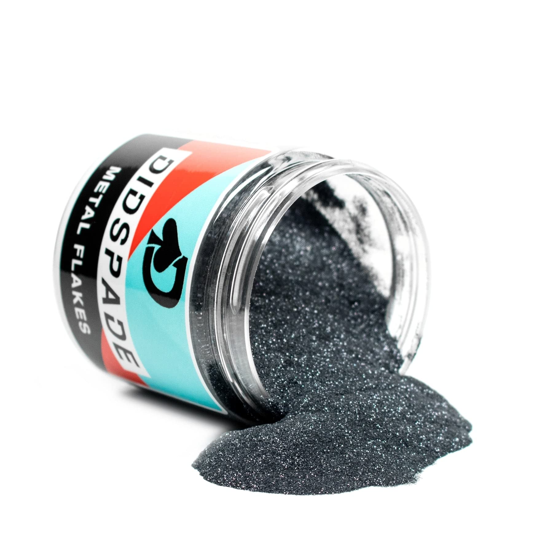 2oz Loaded Gun 0.004" Ultra Fine Metallic Flake | Premium Gunmetal Gray Glitter for Epoxy, Resin, Nail Art, Tumblers, Multi-Purpose