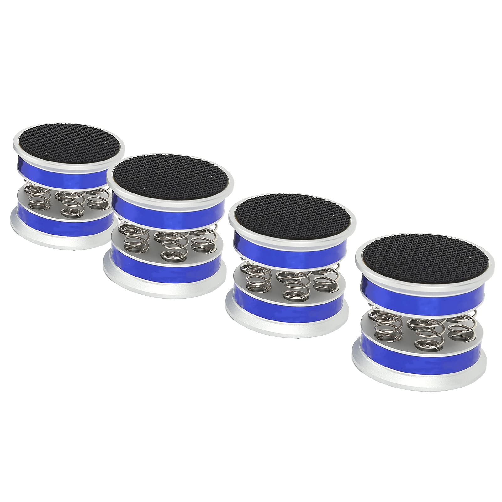 Piedini Per Altoparlanti Anti Vibrazione | 50 Mm X 20 Mm, In Alluminio E Gomma - Confezione Da 4 Pezzi