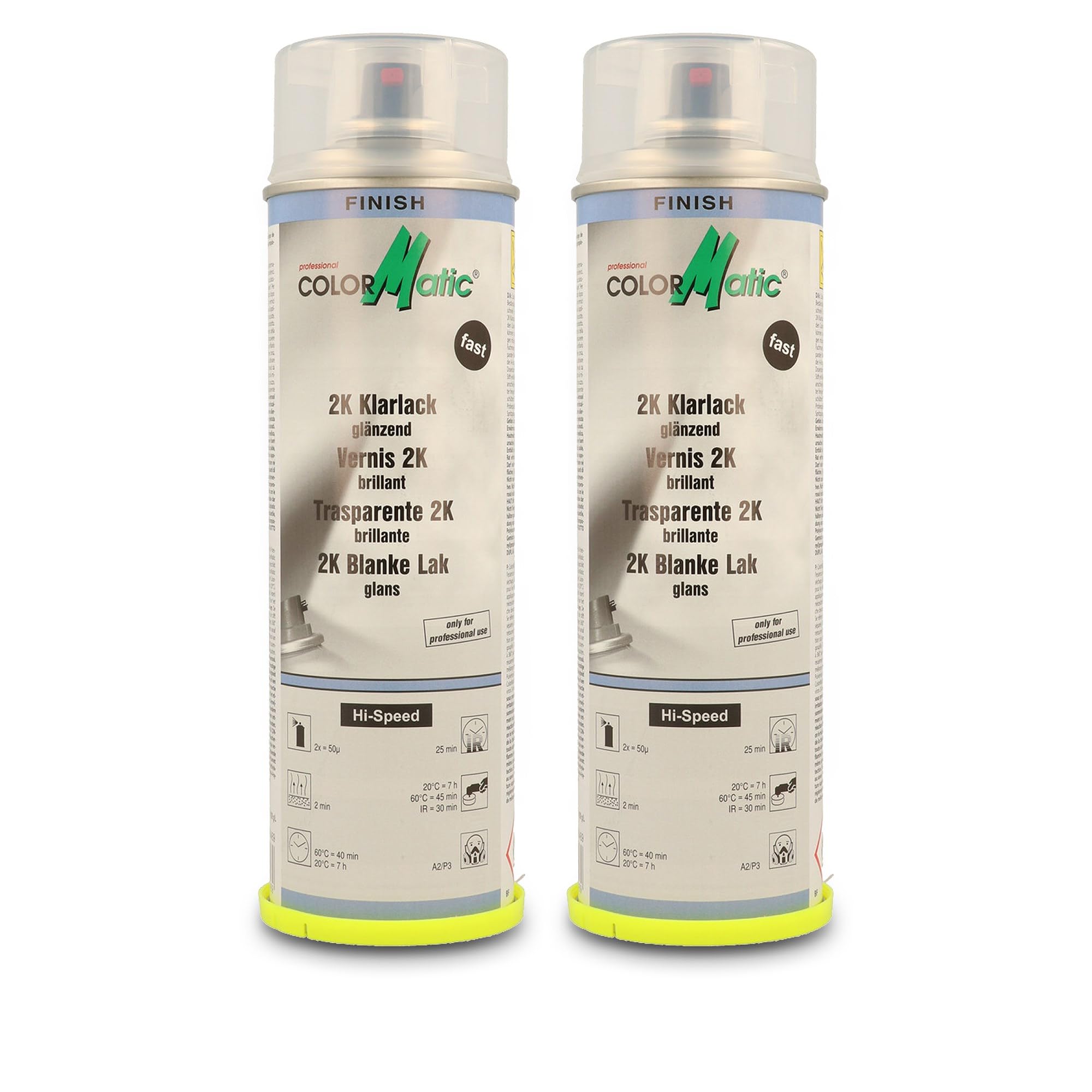 COLORMATIC 2x 500ml 2K Klarlack mit Härter