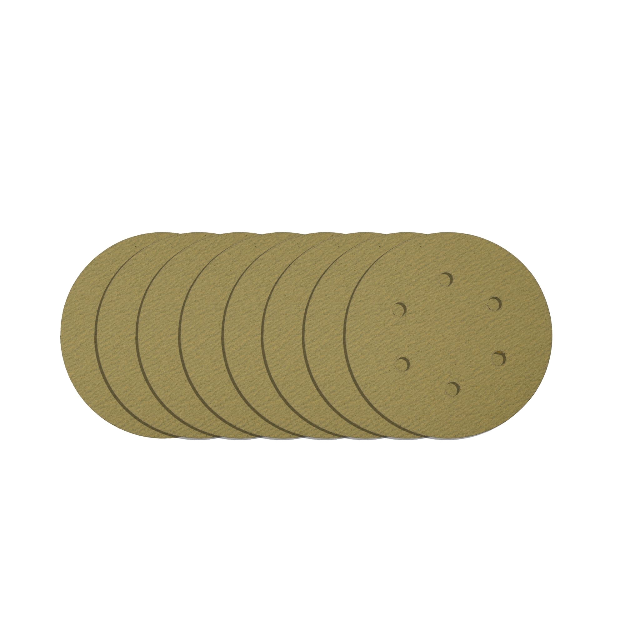 Taparia Velcro Sanding Disc (6 inch / 150mm, 120 Grit, 6-Hole, Pack of 8)-Durable Abrasive Sheet-Fast Change Velcro Backing-For Wood, Metal Surface Finishing-Carpentry, Automotive, Construction-image-44