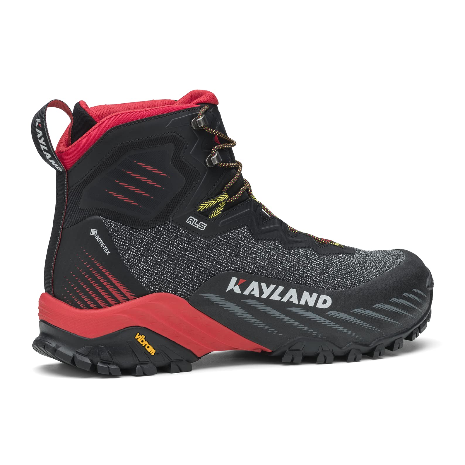 Kayland 018022480 DUKE MID GTX Hiking shoe Male BLACK RED UK 11